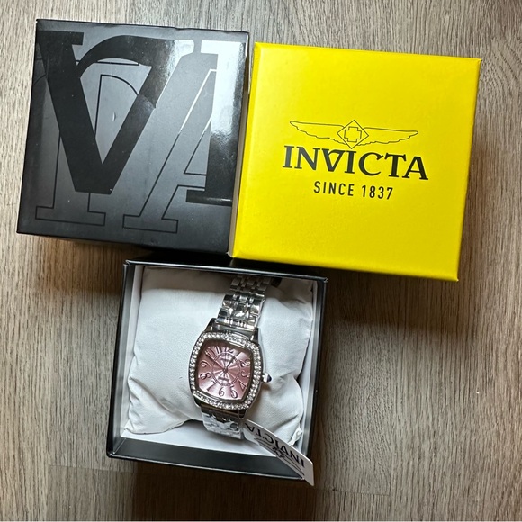INVICTA NIB Wildflower Women’s Watch - 31mm, Pink & Steel (69360)